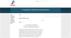 Desktop Screenshot of pmts.org