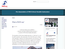 Tablet Screenshot of pmts.org